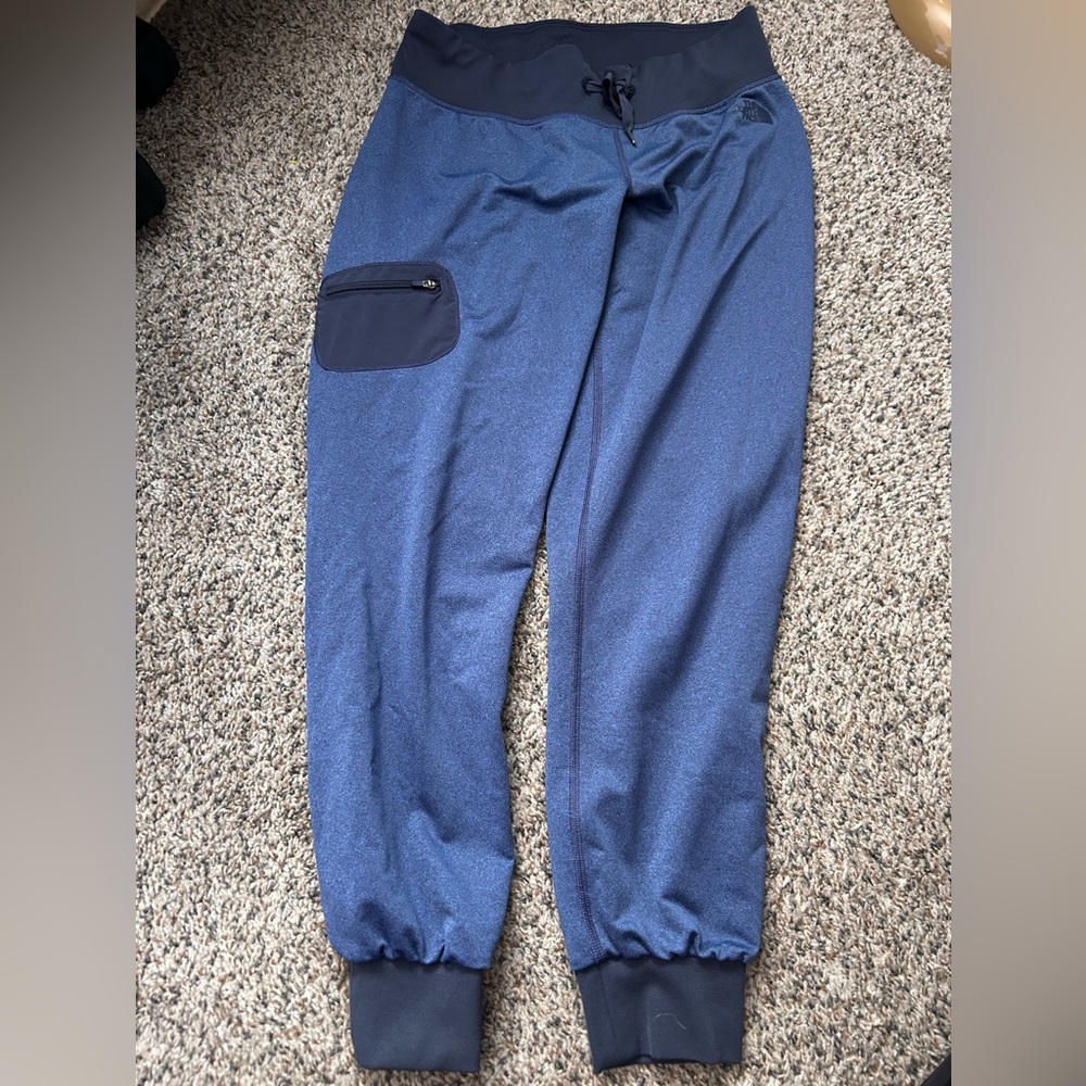 Women’s blue North Face Joggers - Small